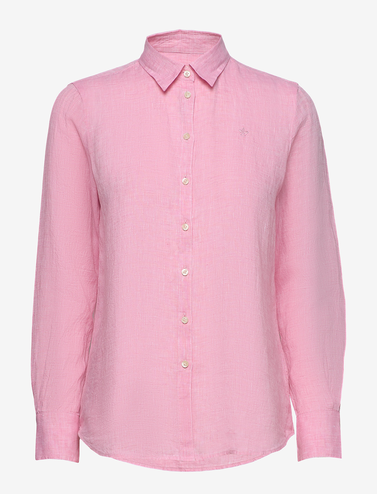 Morris Lady - Kirsten Linen Shirt - pink - 0
