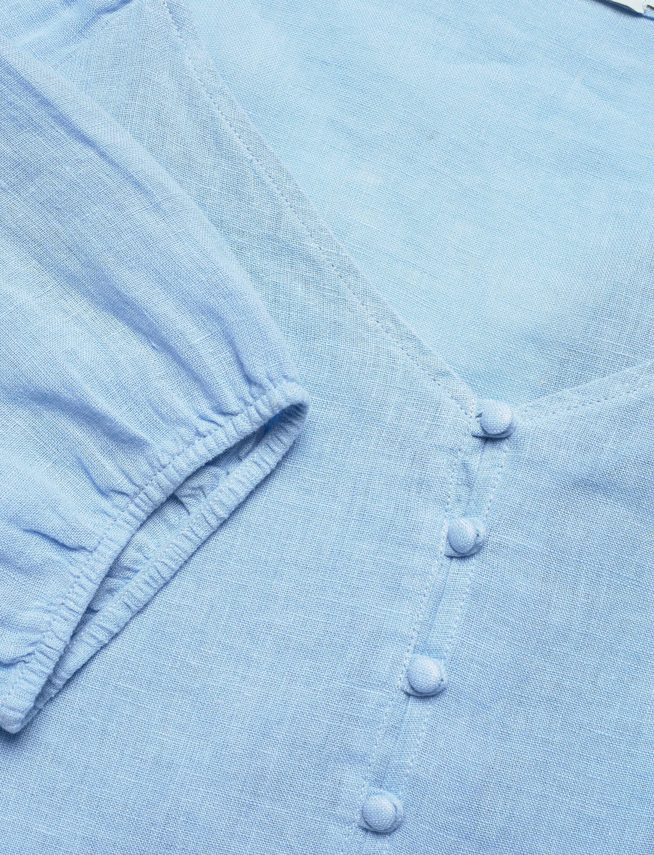 Morris Lady - Jules Linen Blouse - blue - 2