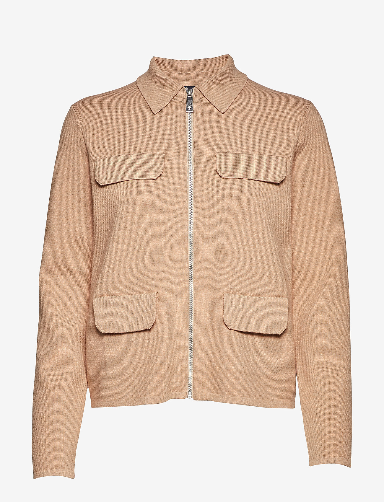 Lorin Knit Jacket - CAMEL