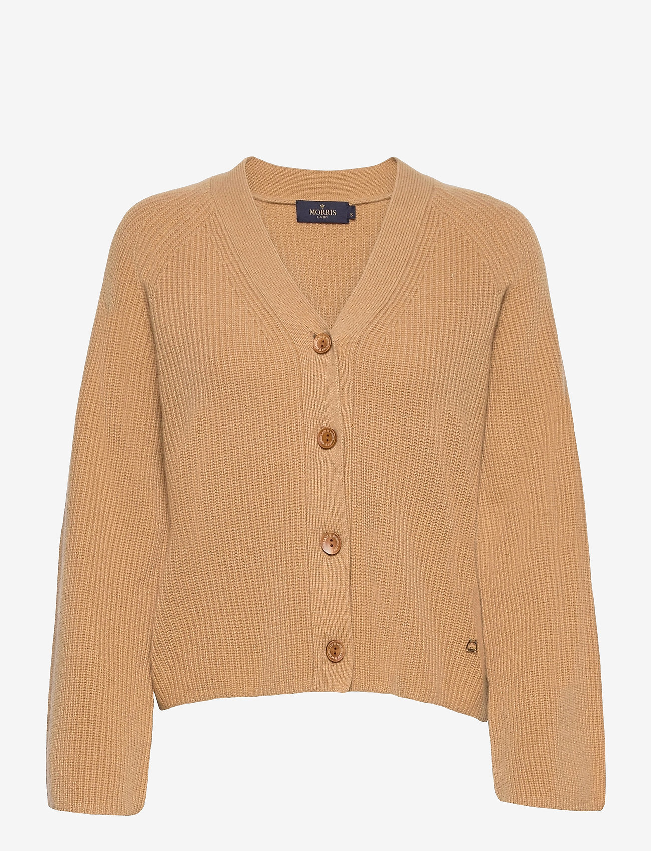 Morris Lady - Saville Knit Cardigan - camel - 0