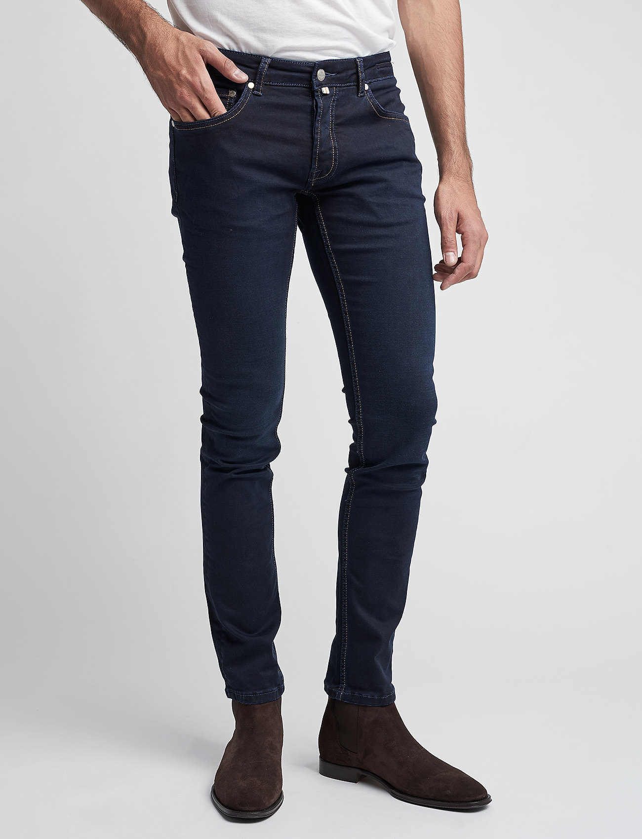 Morris Steve Satin Jeans - - 28 x 32 1