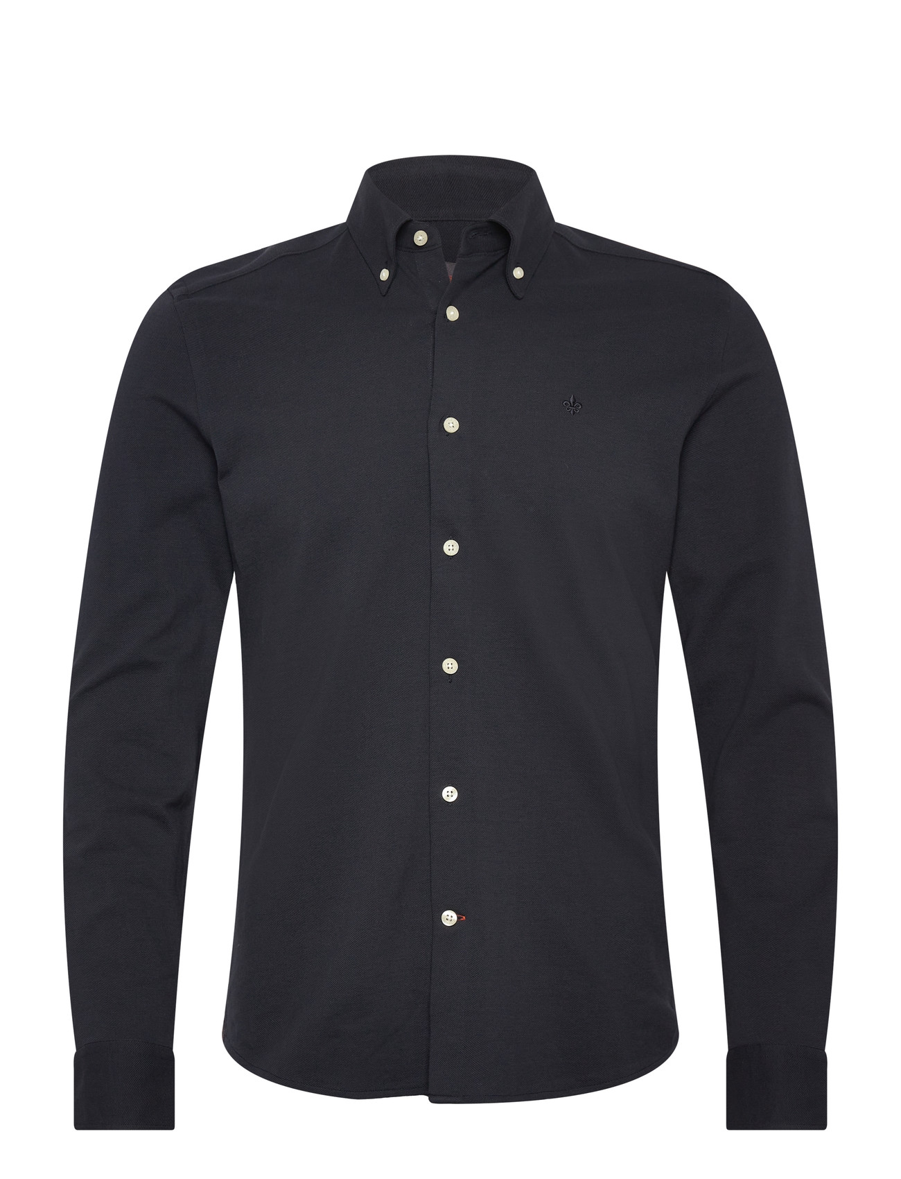 Morris Eddie Pique Shirt - Slim Fit - Navy - XXL 1
