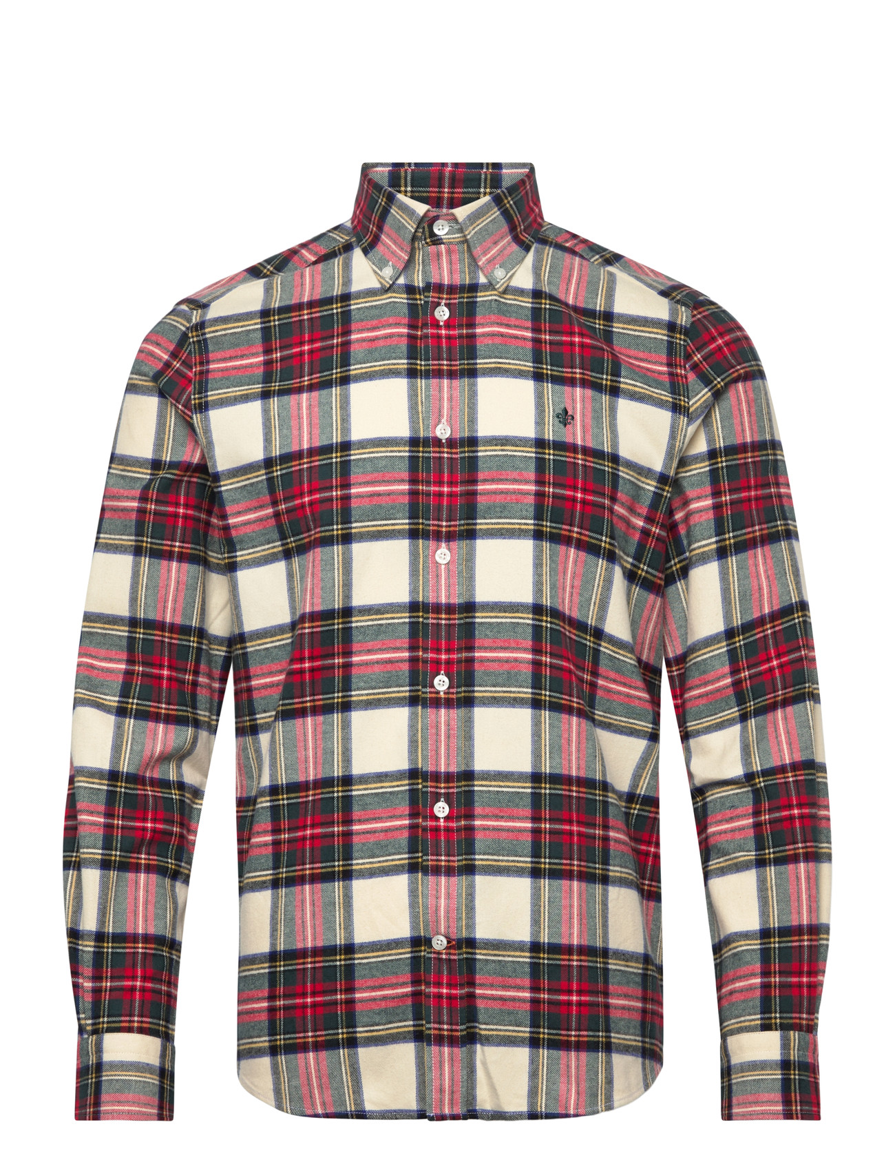Morris Flannel Tartan Shirt-Classic Fit - - XS 1