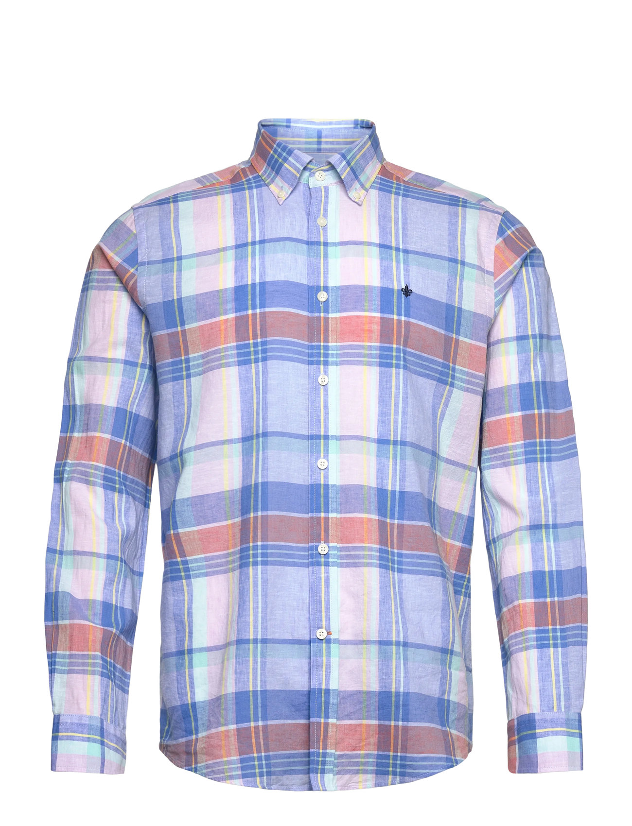 Morris | Happy Linen Check Shirt-Classic Fit | XS
