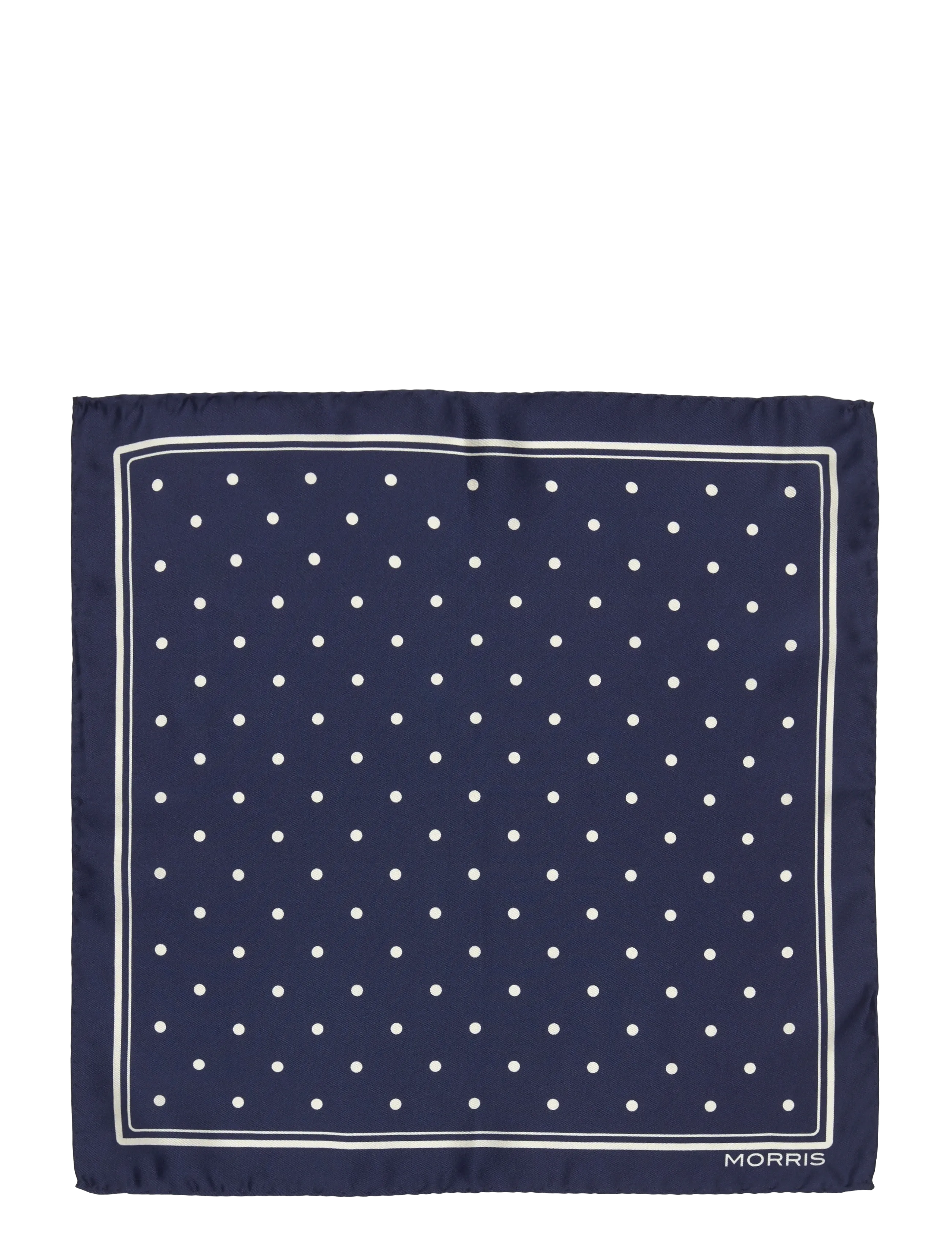 Morris Morris Dot Pocket Square - Morris Stockholm - NAVY / navy