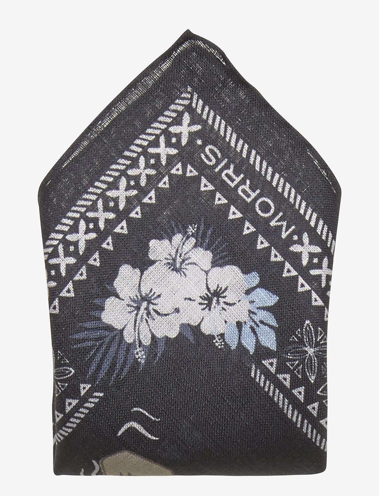 Morris - Manuae Pocket Square - blue - 0