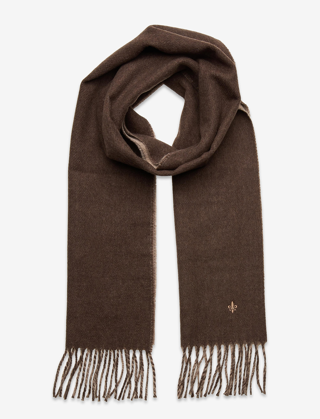 Double Face Scarf - BROWN