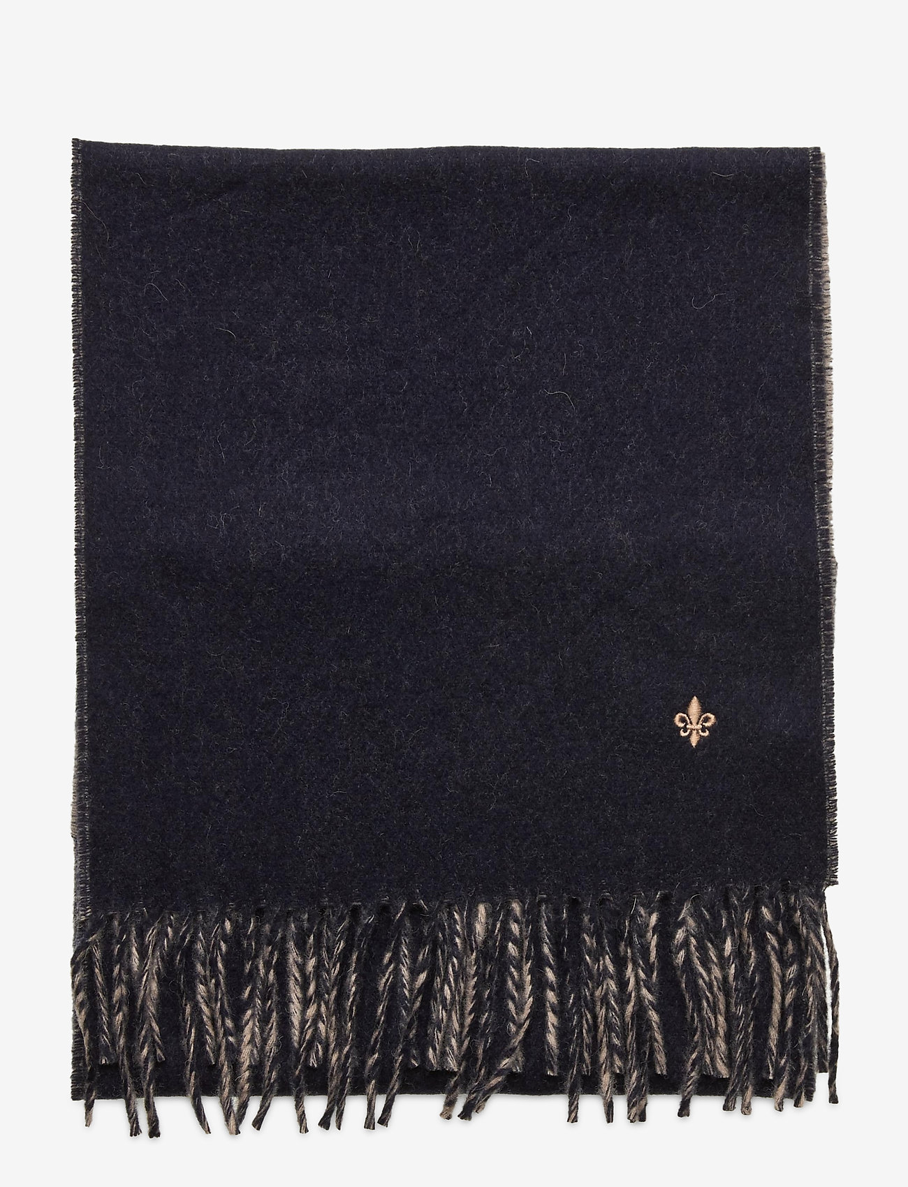 Morris - Double Face Scarf - navy - 1