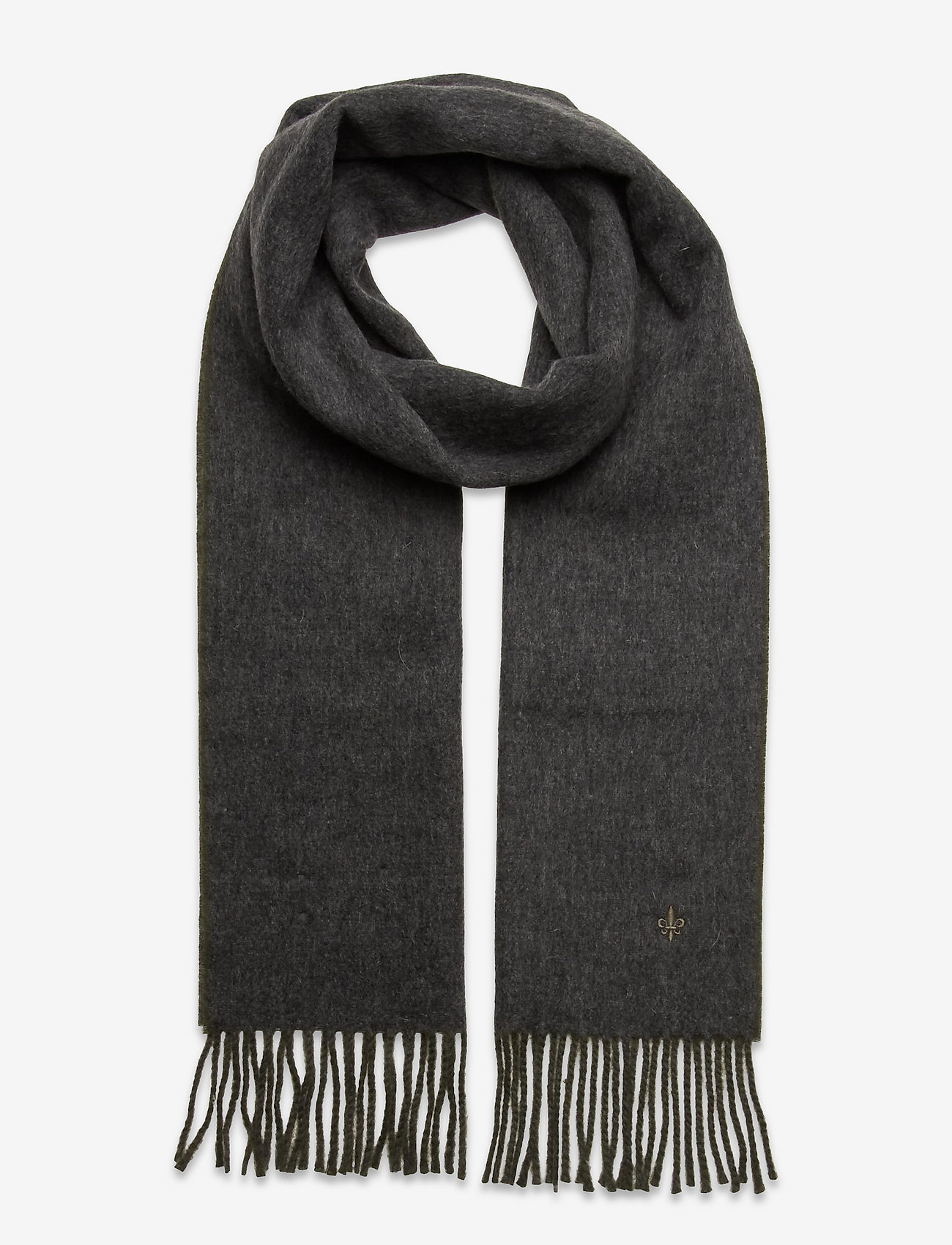 Morris - Double Face Scarf - grey - 0