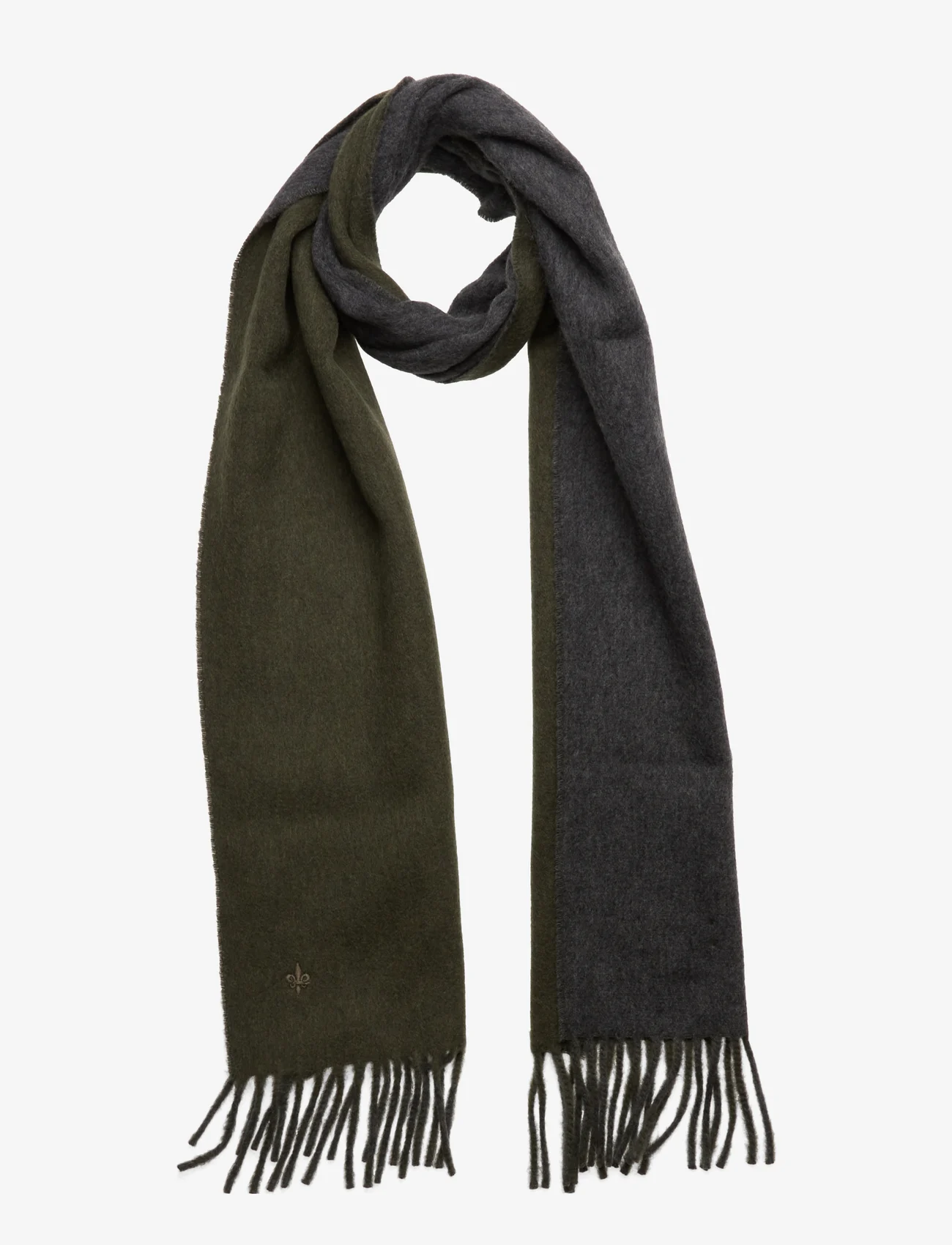 Morris - Double Face Scarf - winter scarves - grey - 0