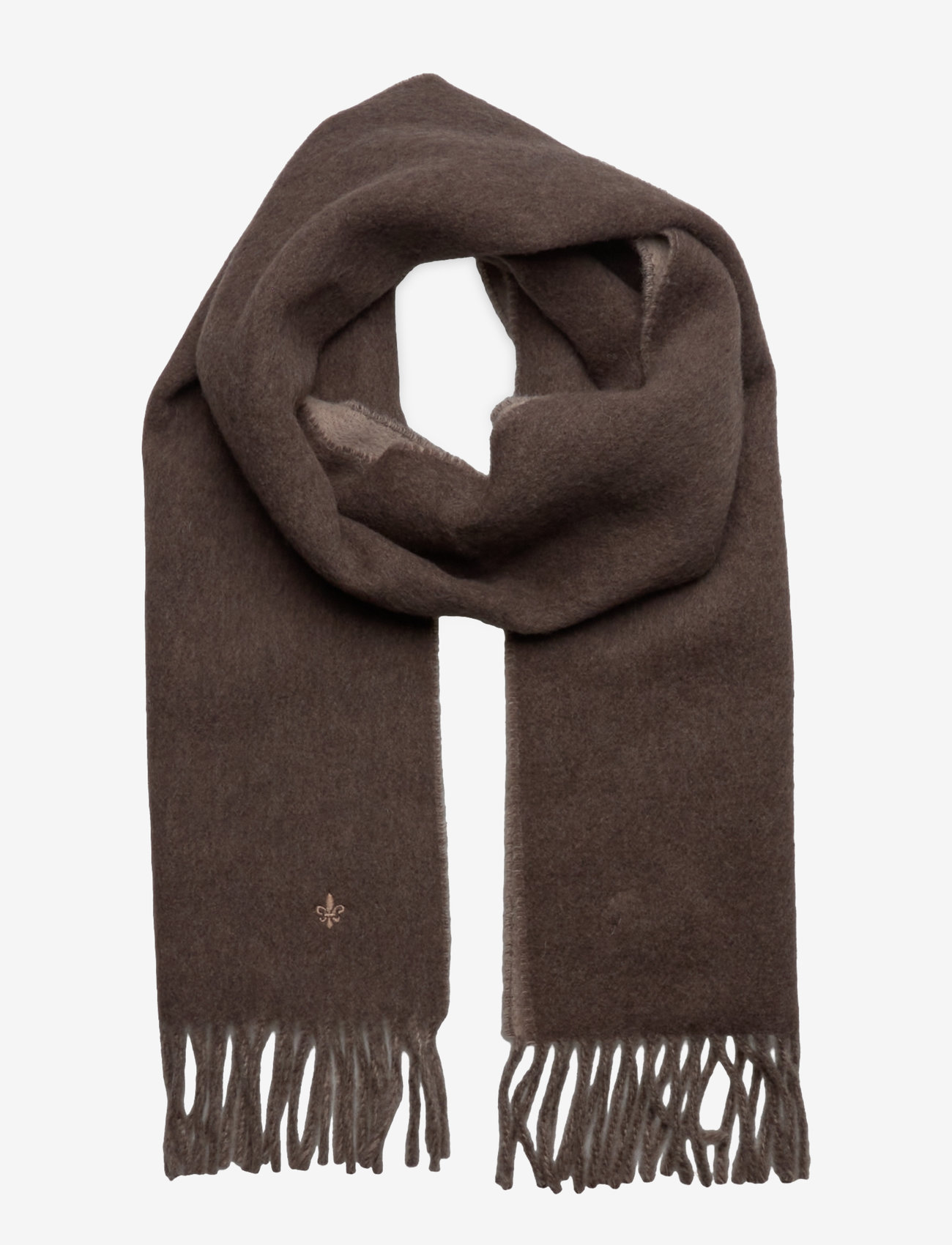 Morris - Double Face Scarf - brown - 1