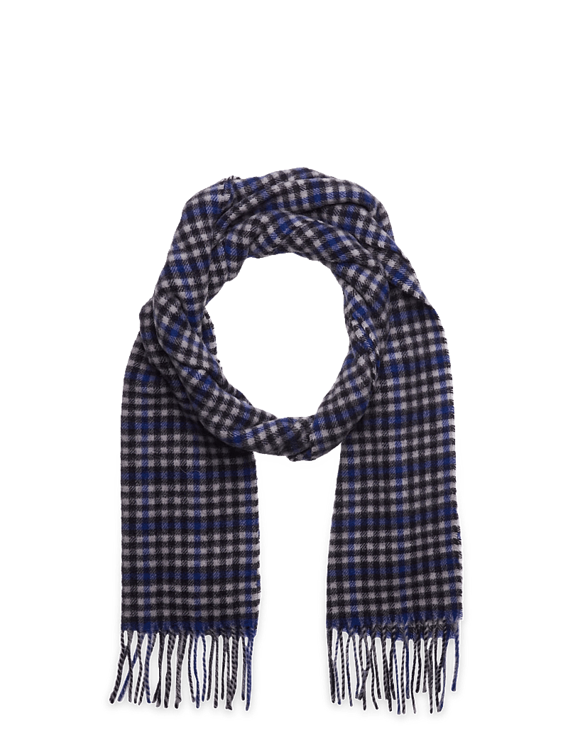 Morris - Barry Check Scarf - kevyet huivit - grey - 0