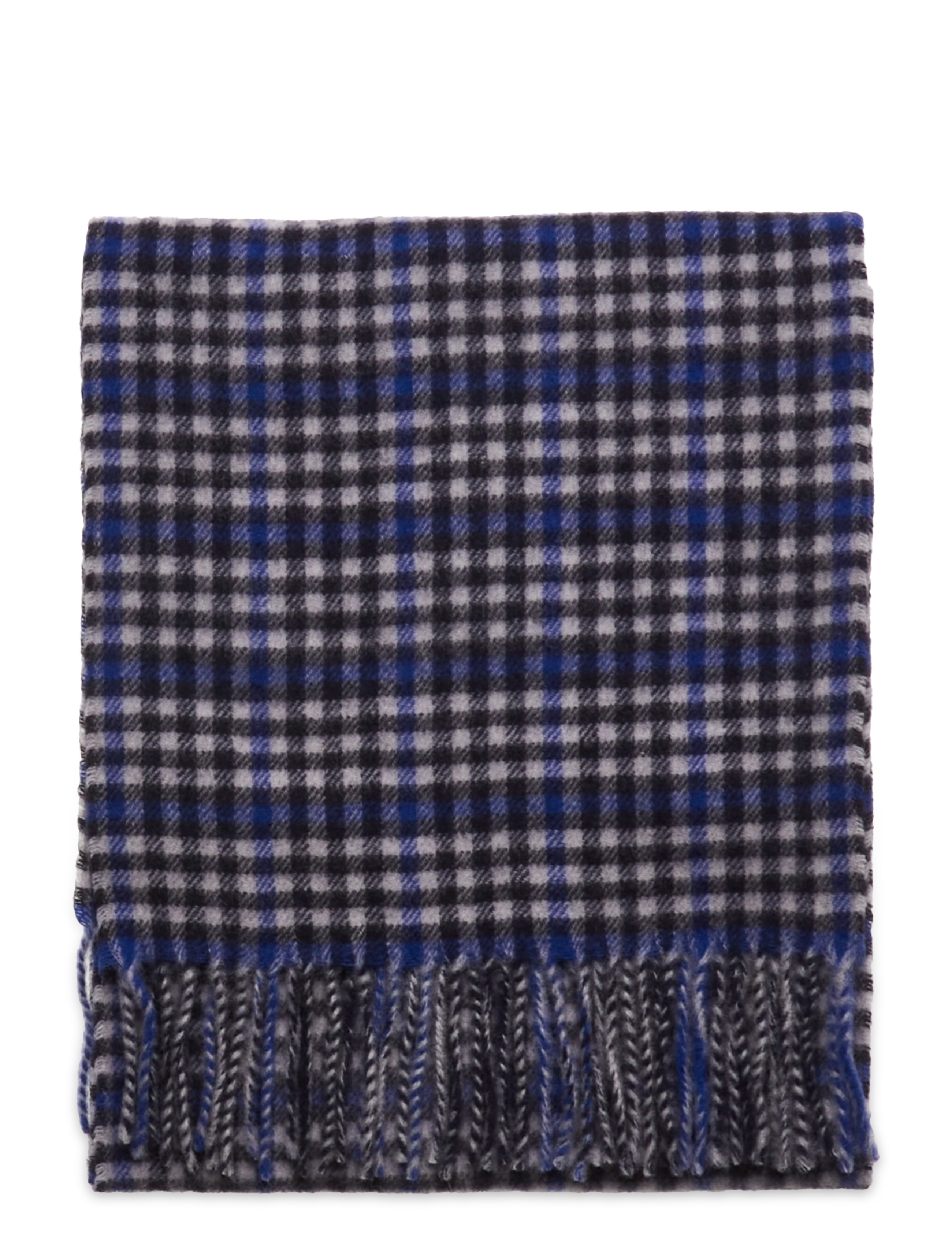 Morris - Barry Check Scarf - geburtstagsgeschenke - grey - 1