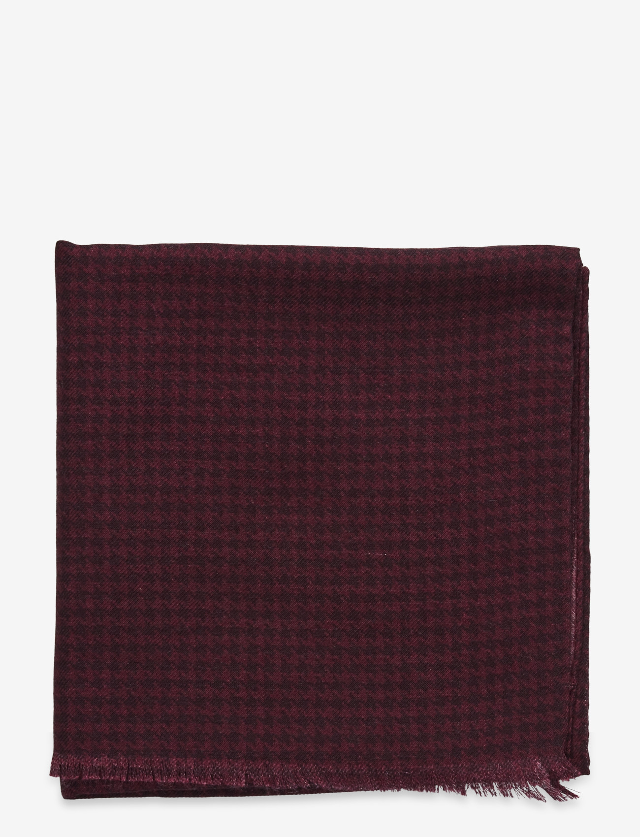 Morris - Mixed Wool Scarf - geburtstagsgeschenke - wine red - 1