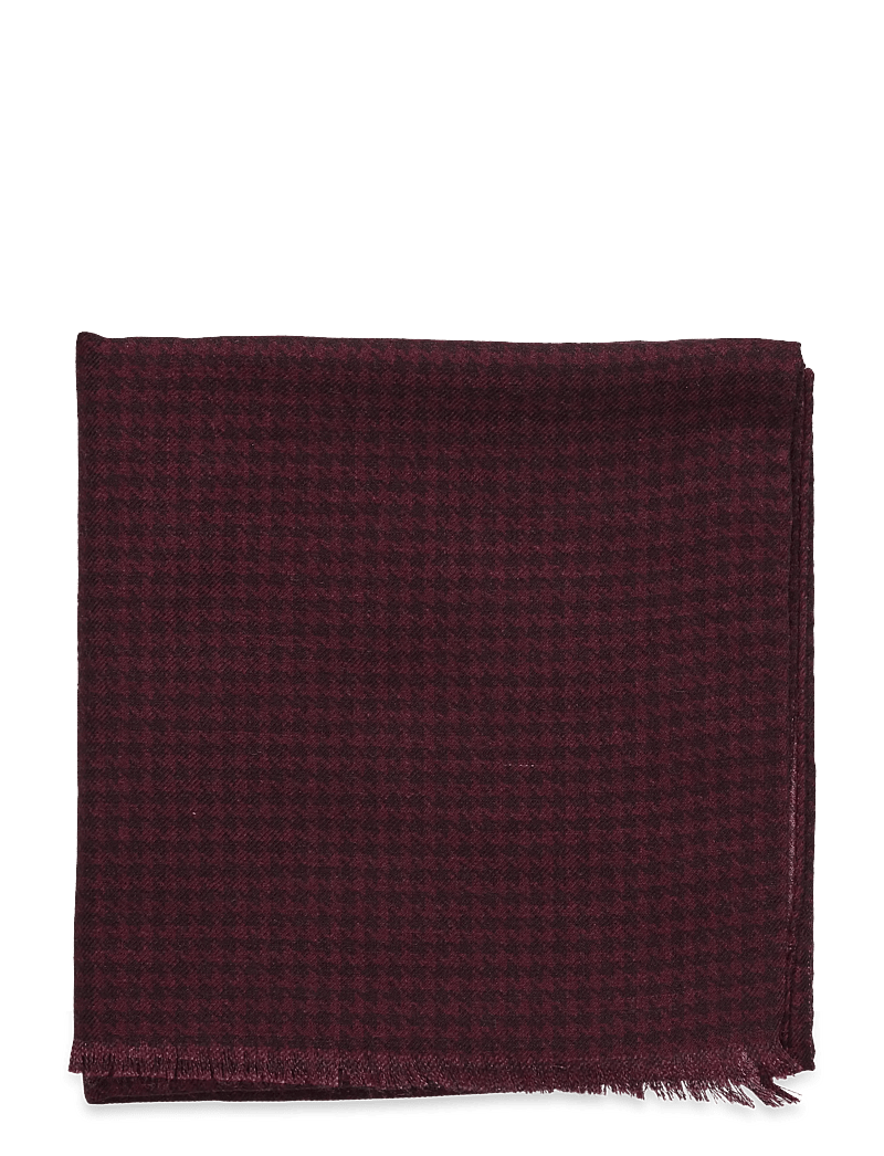 Morris - Mixed Wool Scarf - nach anlass kaufen - wine red - 1