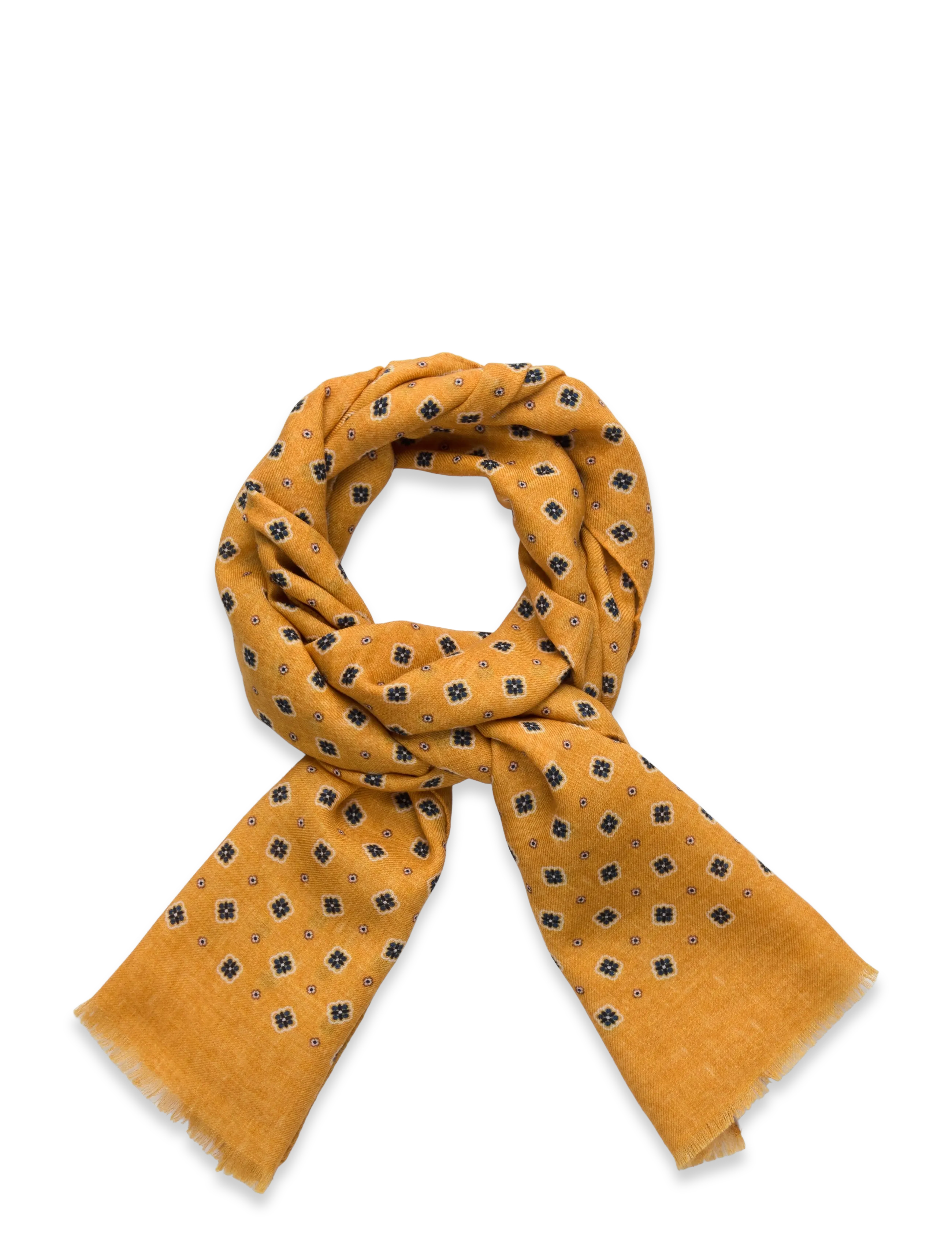 Morris Mixed Wool Scarf - Accessoires - YELLOW / yellow
