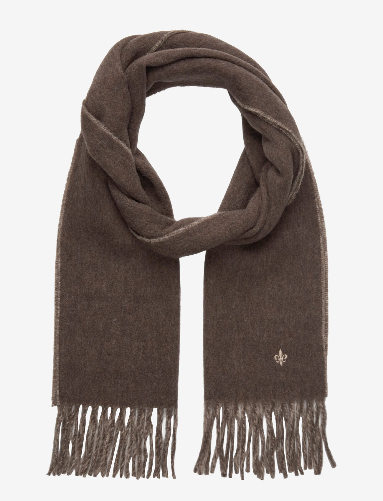 Morris - Double Face Scarf - accessories - brown - 0
