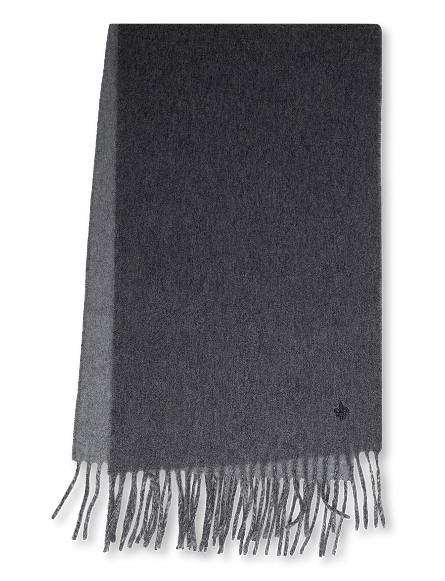 Morris - Double Face Scarf - talvesallid - grey - 0