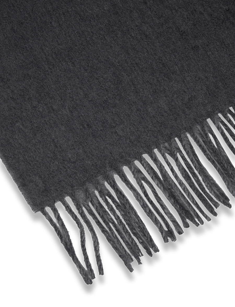 Morris - Double Face Scarf - talvesallid - grey - 2