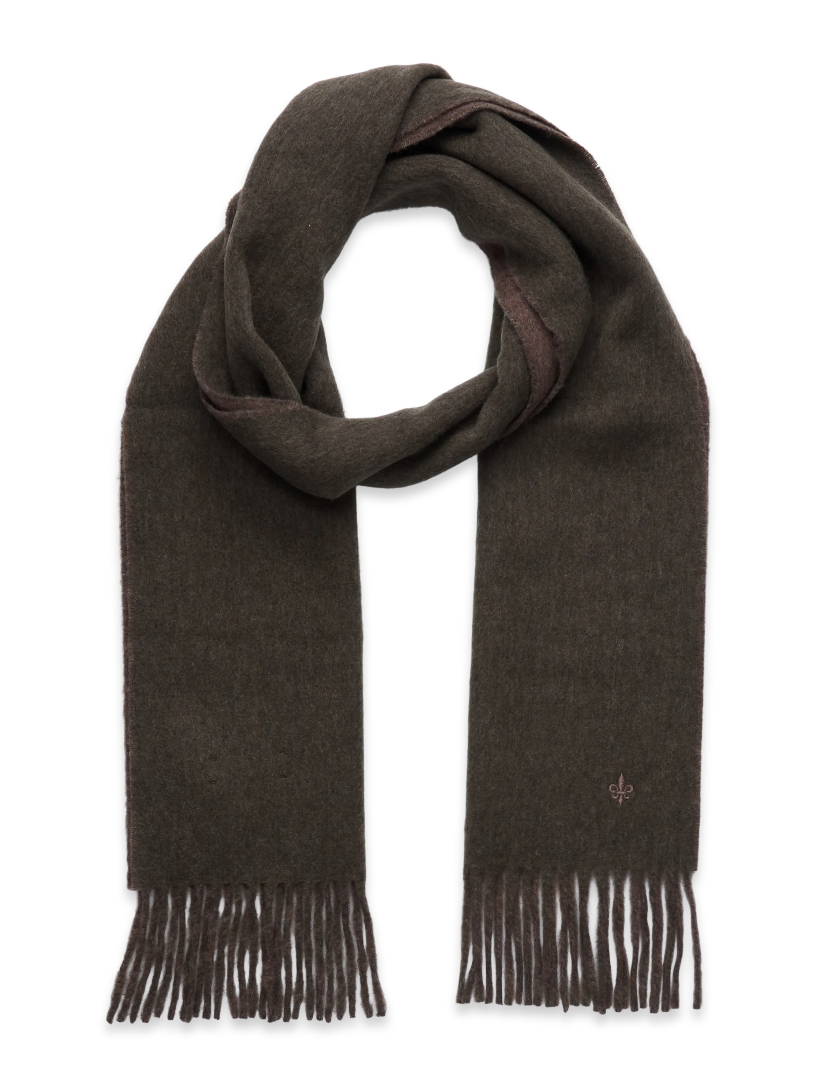 MORRIS Double Face Schal Khaki - One Size - Herren