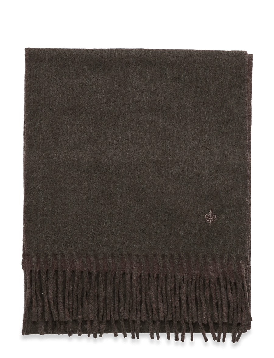 Morris - Double Face Scarf - winter scarves - olive - 1