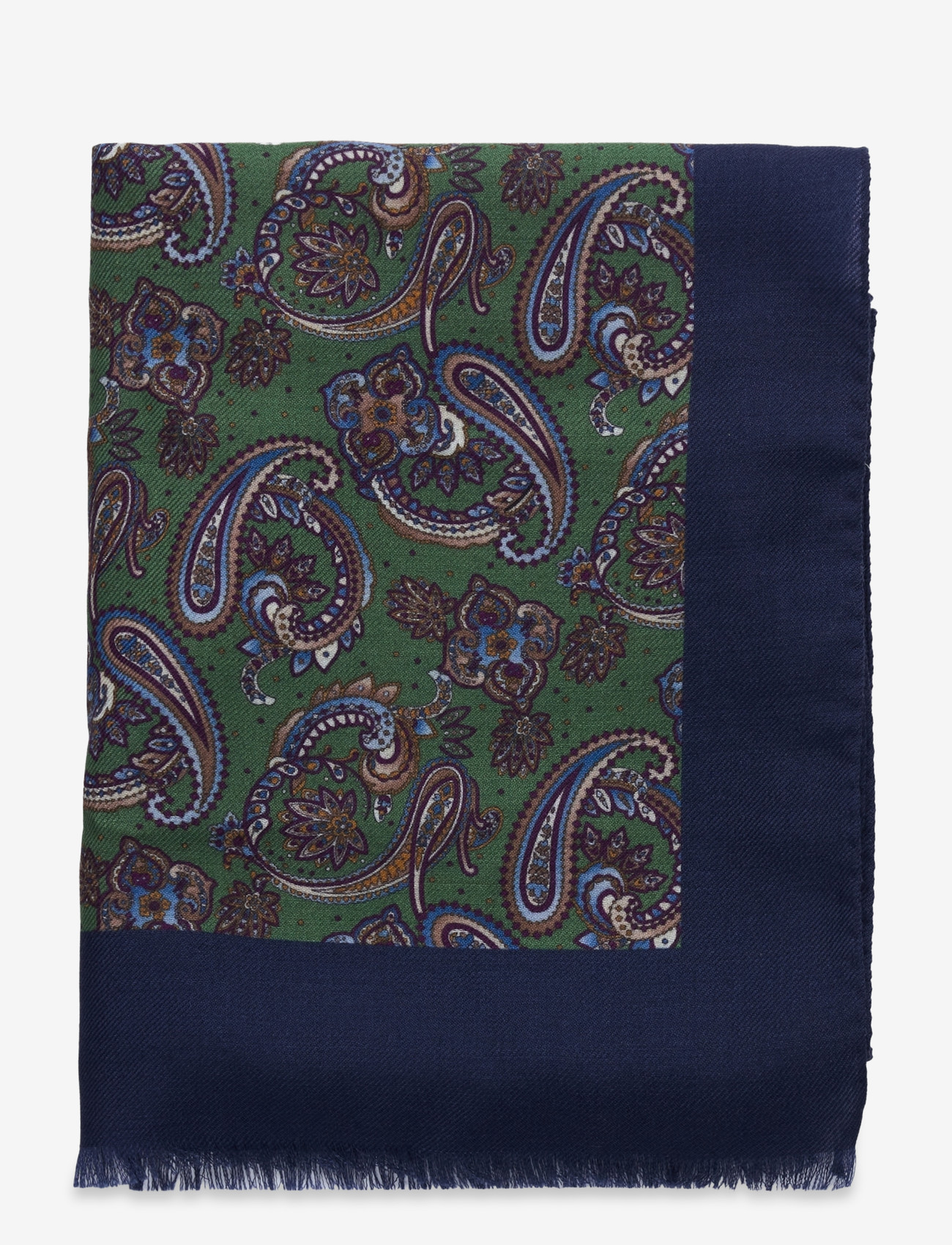 Morris - Mixed Wool Scarf - nach anlass kaufen - green - 1