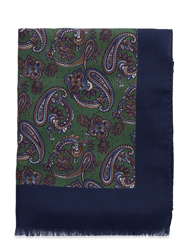 Morris - Mixed Wool Scarf - nach anlass kaufen - green - 1