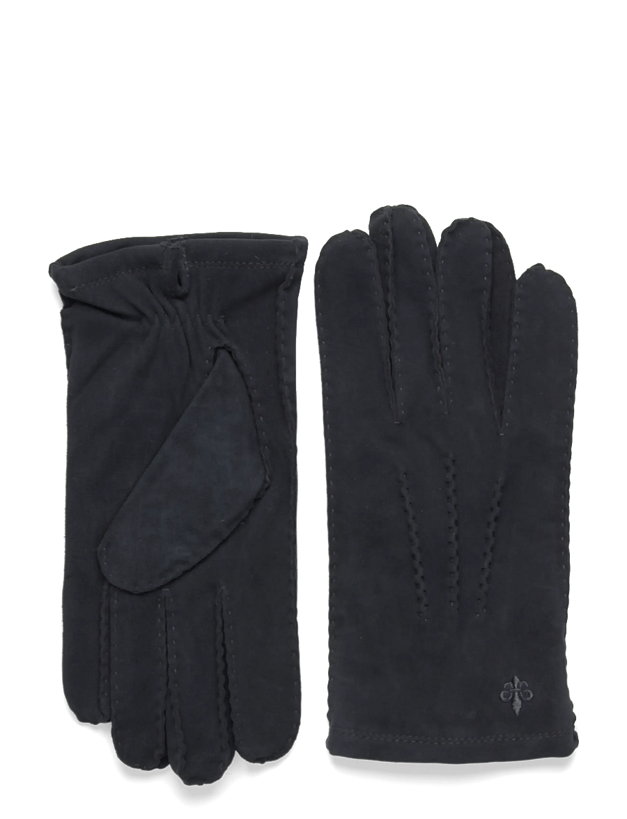 Morris - Morris Suede Gloves - nach anlass kaufen - blue - 0