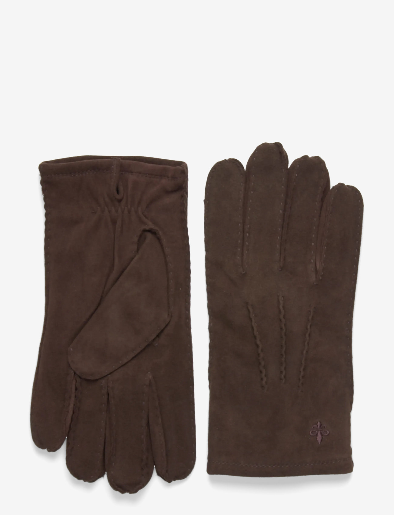 Morris - Morris Suede Gloves - shoppa efter tillfälle - brown - 0