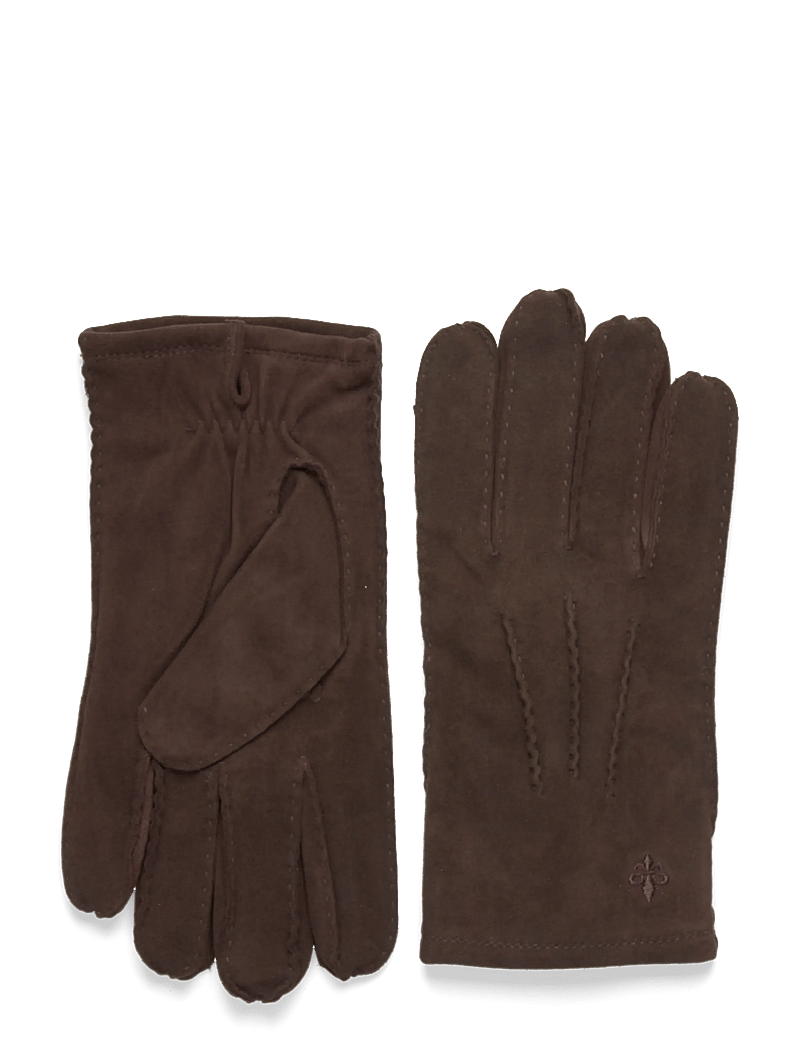 Morris - Morris Suede Gloves - shoppa efter tillfälle - brown - 0