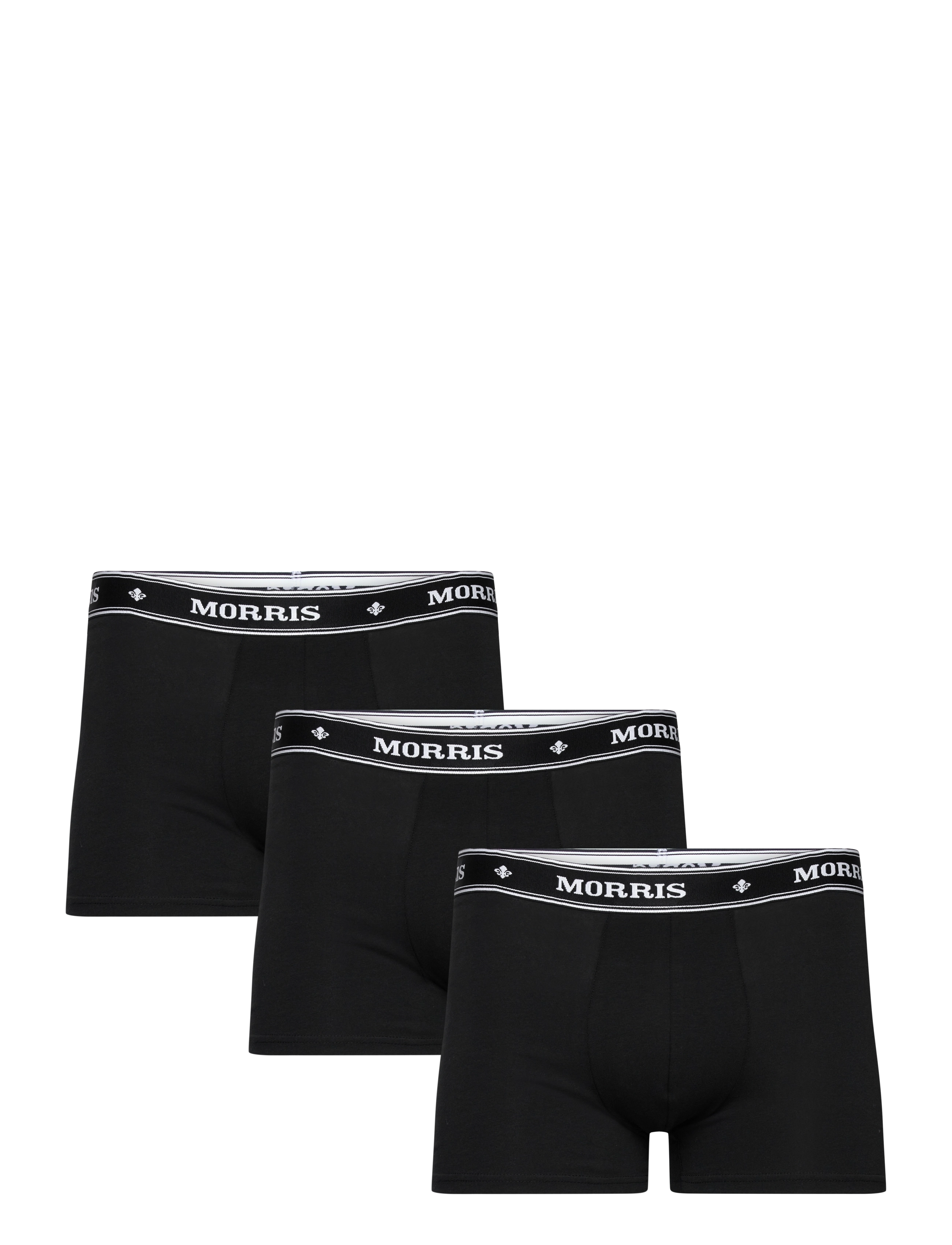 Morris Boxer Brief Mixed 3-Pack Wob, L, Underwear, Schwarz - Boxers, Männerswear