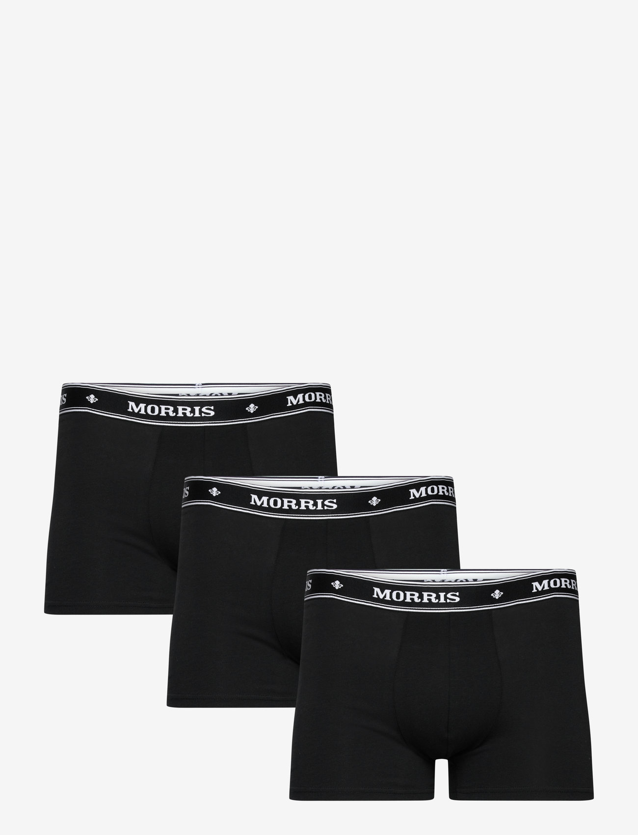 Morris - Morris Boxer Brief 3-pack Black - multipack kalsonger - black - 0