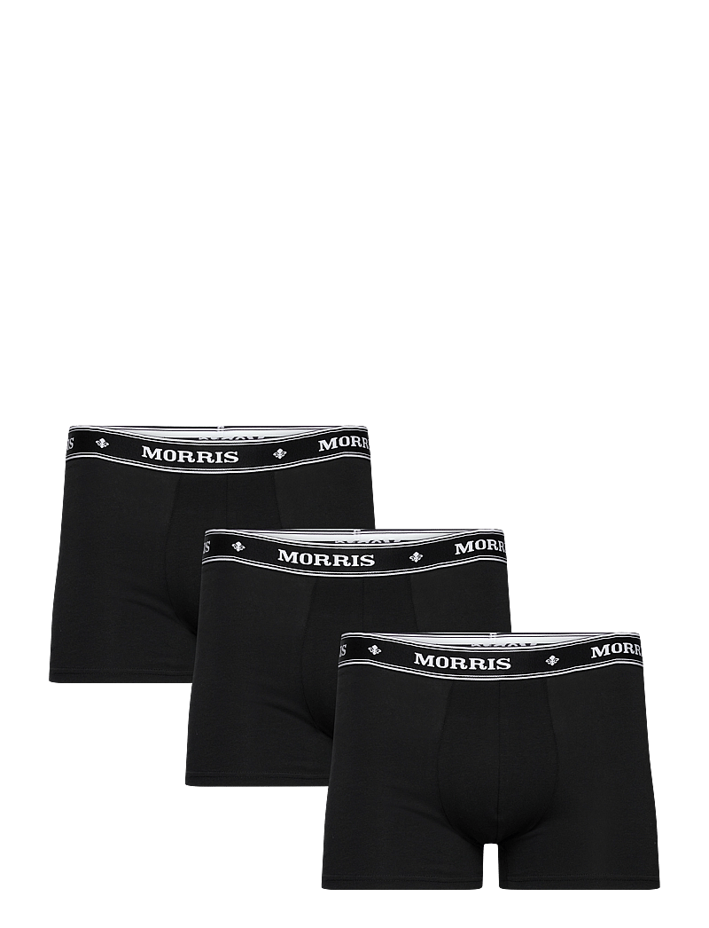 Morris - Morris Boxer Brief 3-pack Black - multipack kalsonger - black - 0