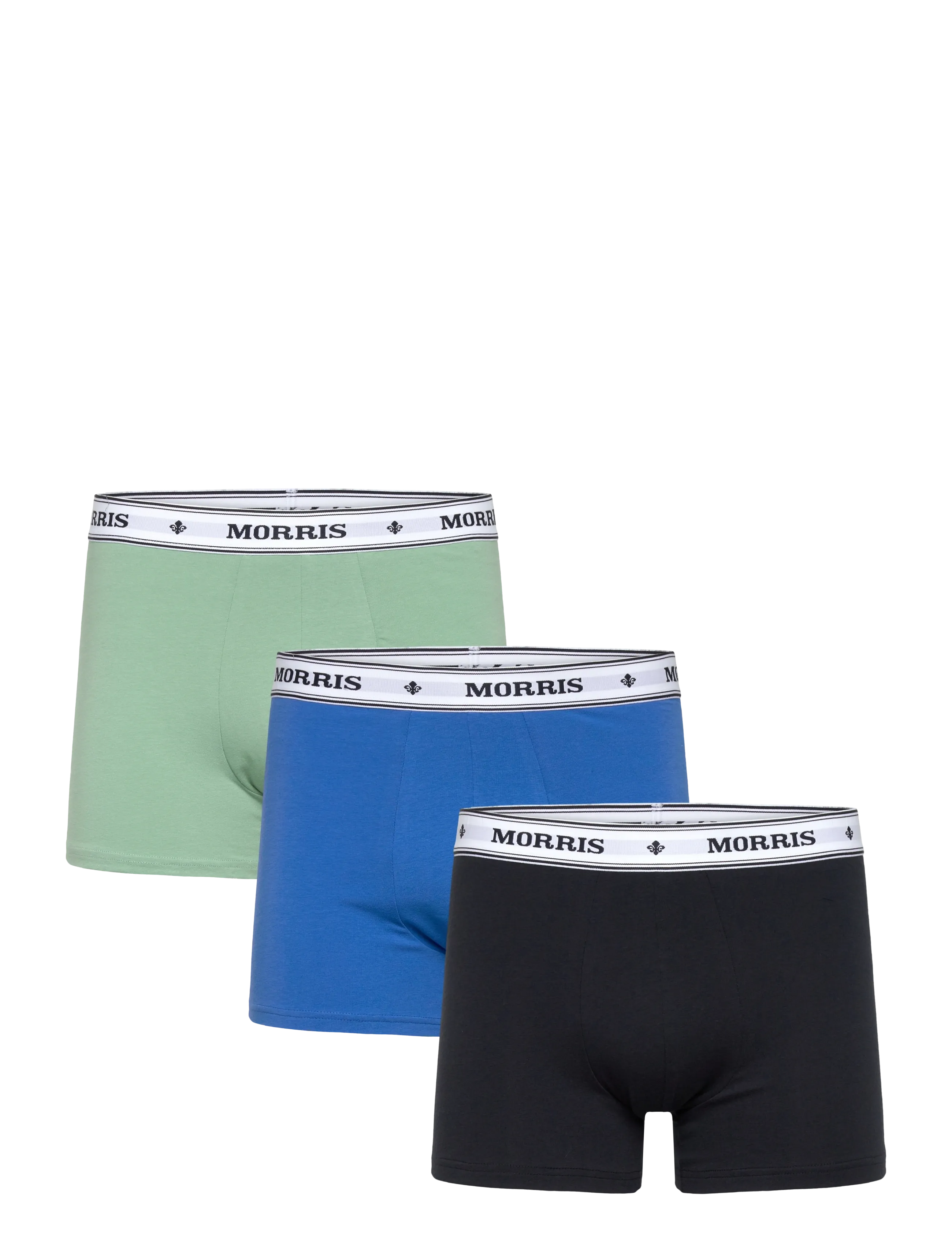 Morris Morris Boxer Brief 3-pack Blues - Underwear - MIX COLOUR / green