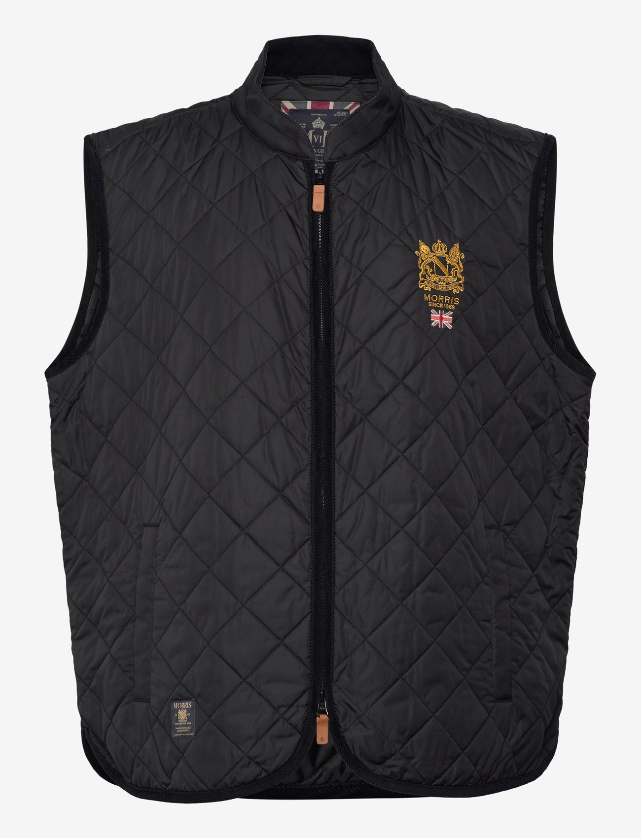 Morris - Trenton Quilted Vest - vestid - black - 0