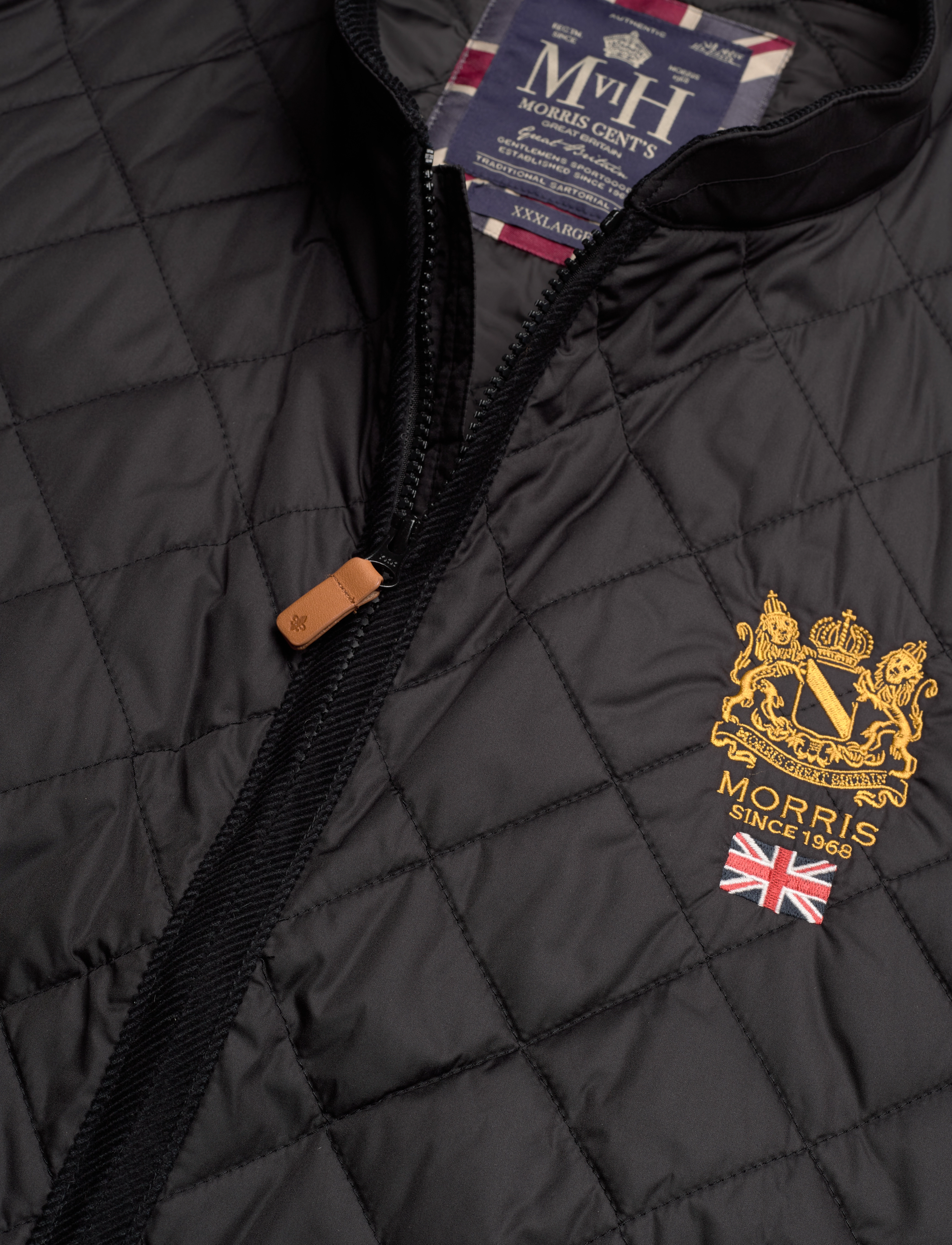 Morris - Trenton Quilted Vest - veste - black - 2