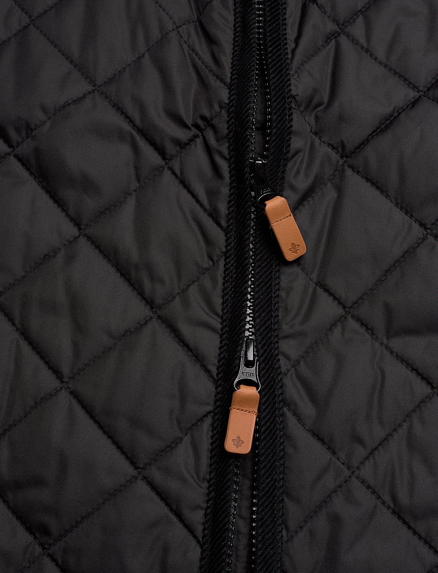 Morris - Trenton Quilted Vest - vests - black - 4