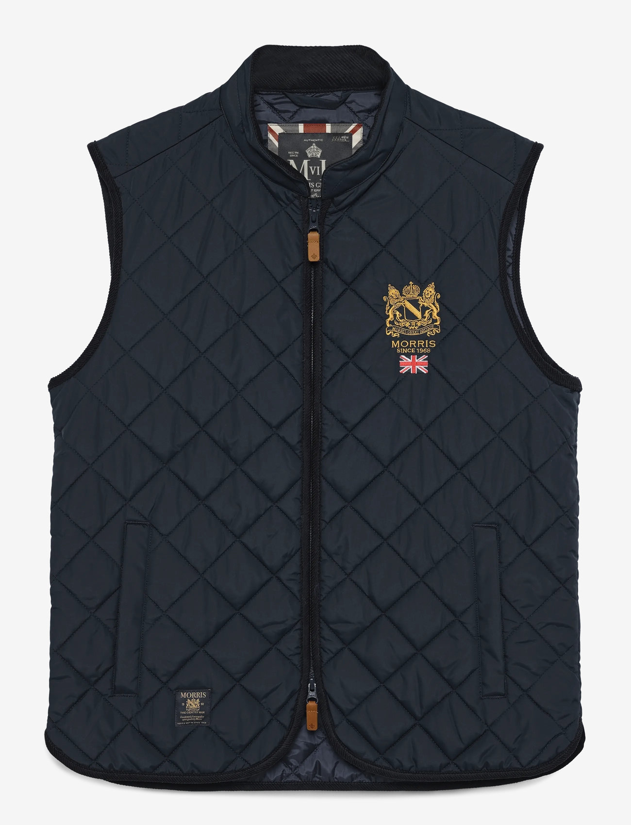 Morris - Trenton Quilted Vest - westen - old blue - 1