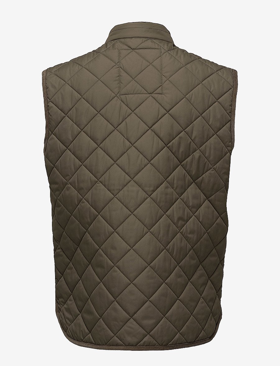 Morris - Trenton Quilted Vest - veste - olive - 3
