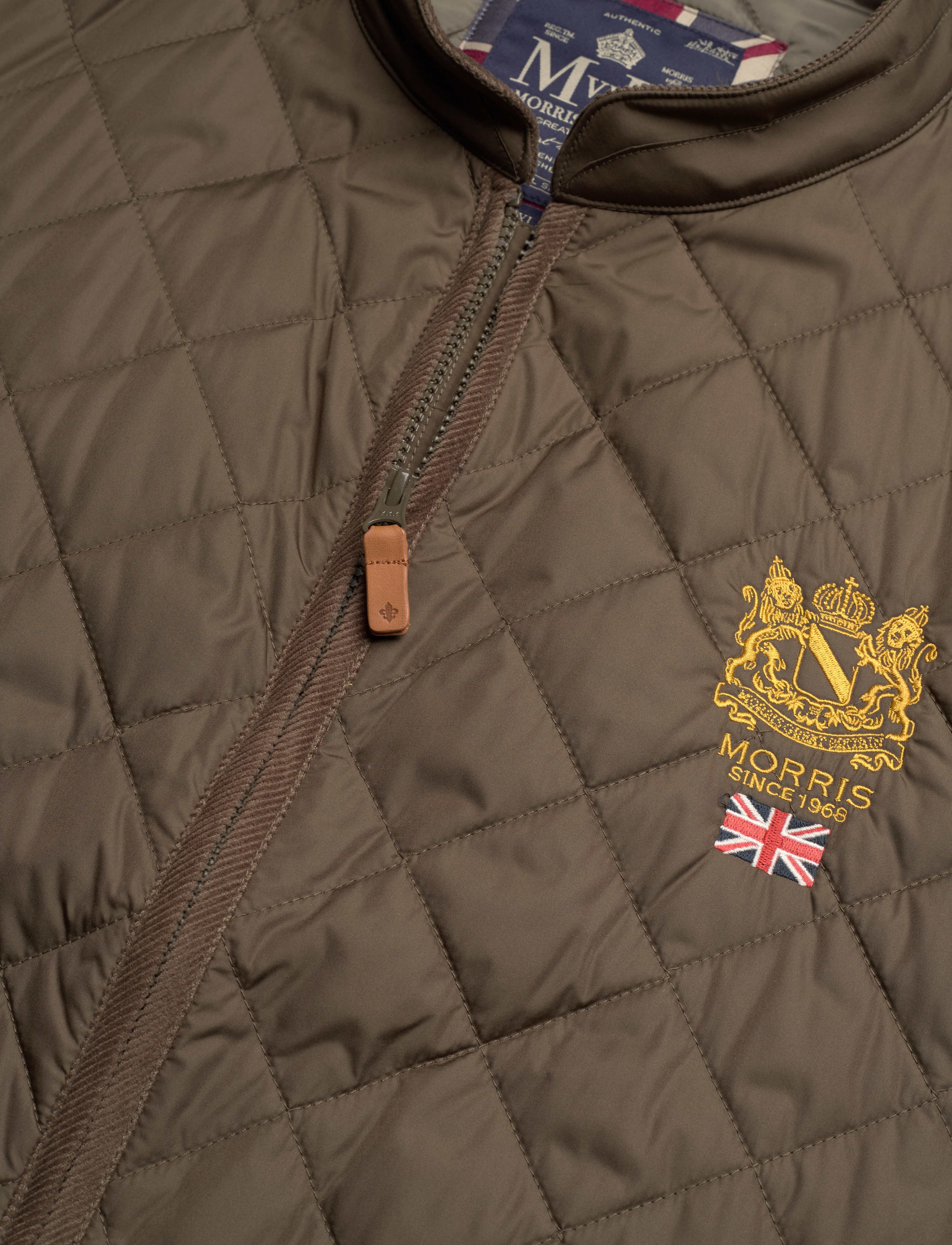 Morris - Trenton Quilted Vest - westen - olive - 3