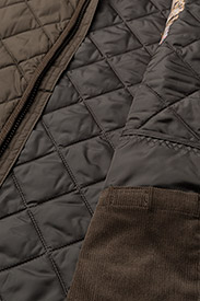 Morris - Trenton Quilted Vest - spring jackets - olive - 5