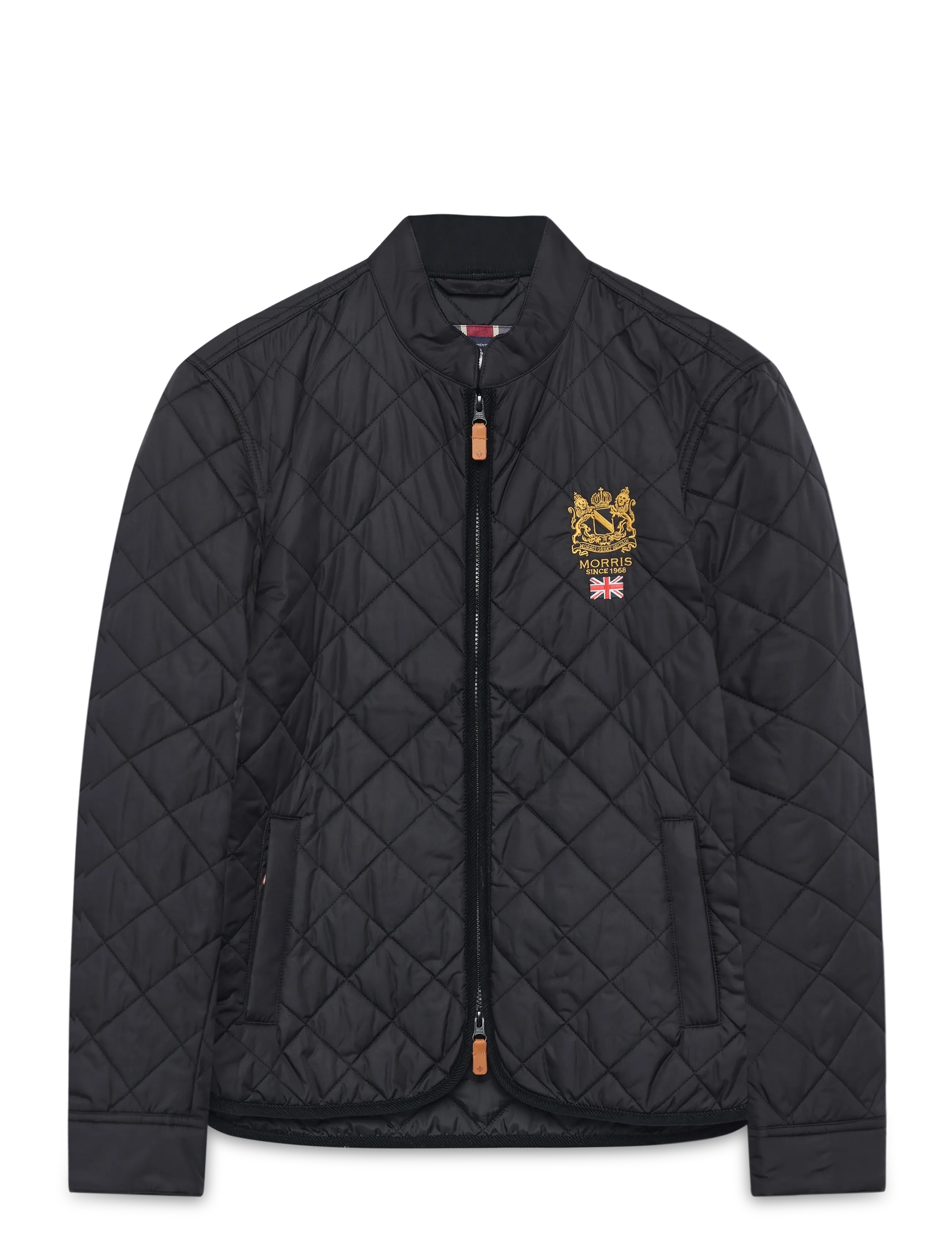 Morris Trenton Quilted Jacket, S, Black, Jakker > Quiltede Jakker, Herre