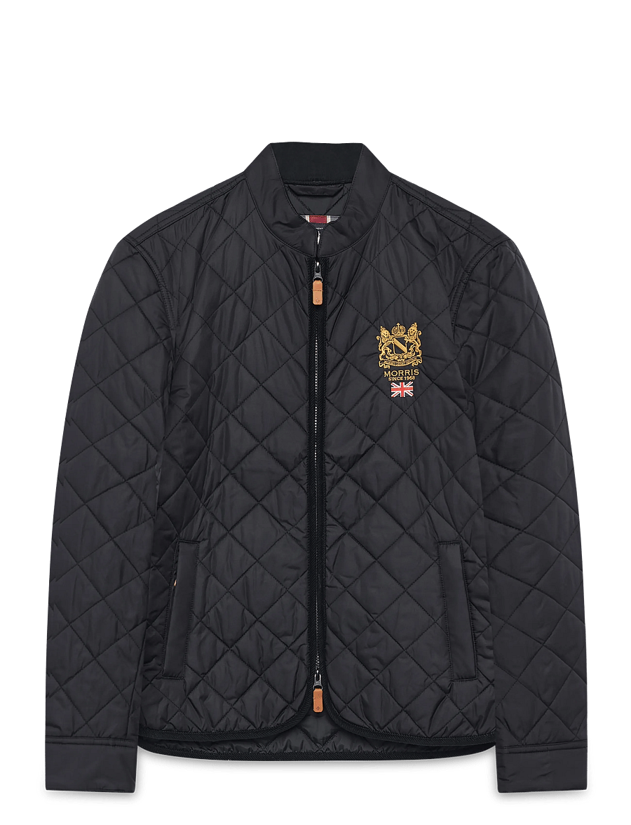 Morris - Trenton Quilted Jacket - herbstjacken - black - 1