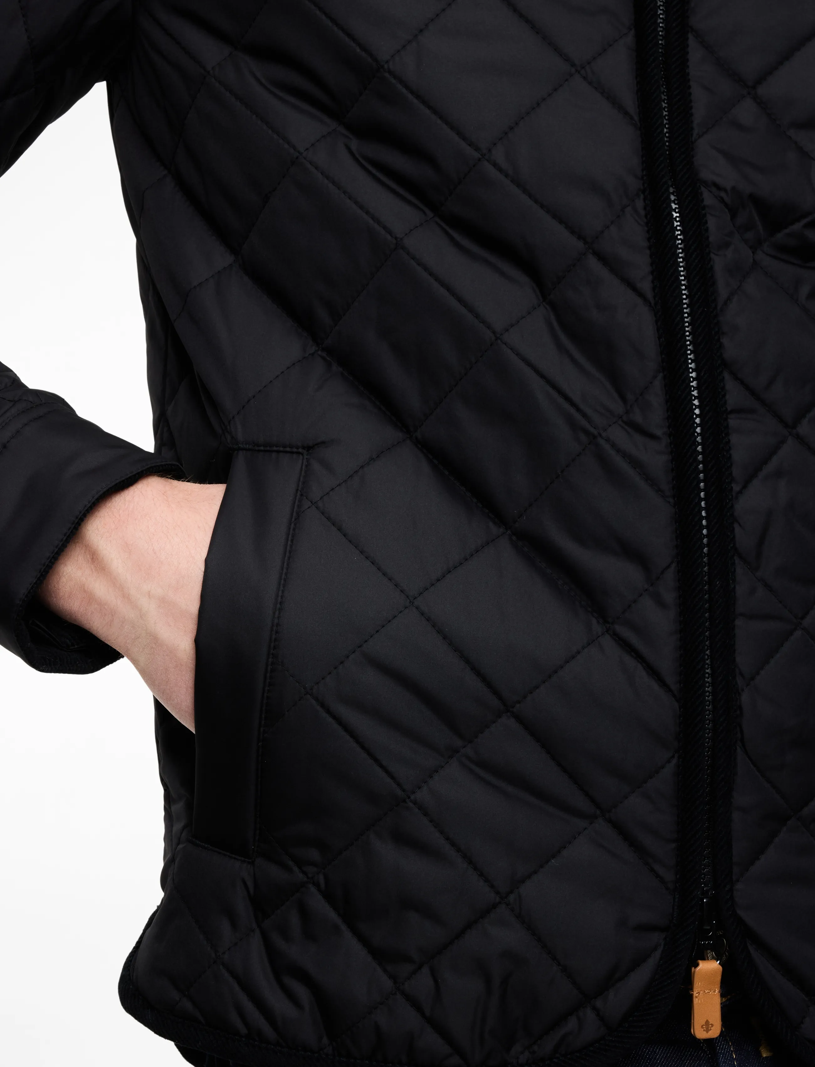 Morris - Trenton Quilted Jacket - overtøj - black - 4
