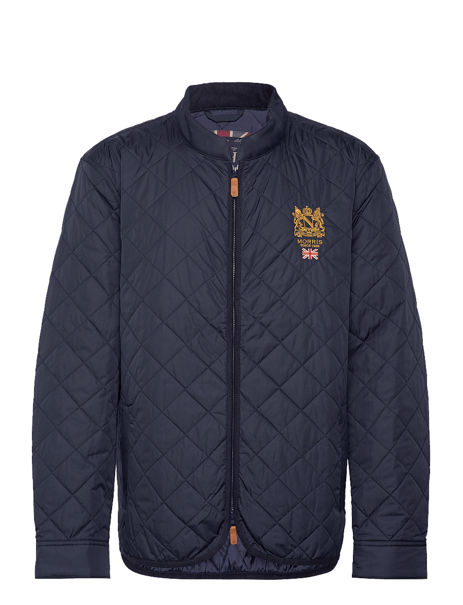 Morris - Trenton Quilted Jacket - herbstjacken - old blue - 0