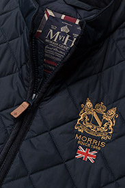 Morris - Trenton Quilted Jacket - quiltede - old blue - 2