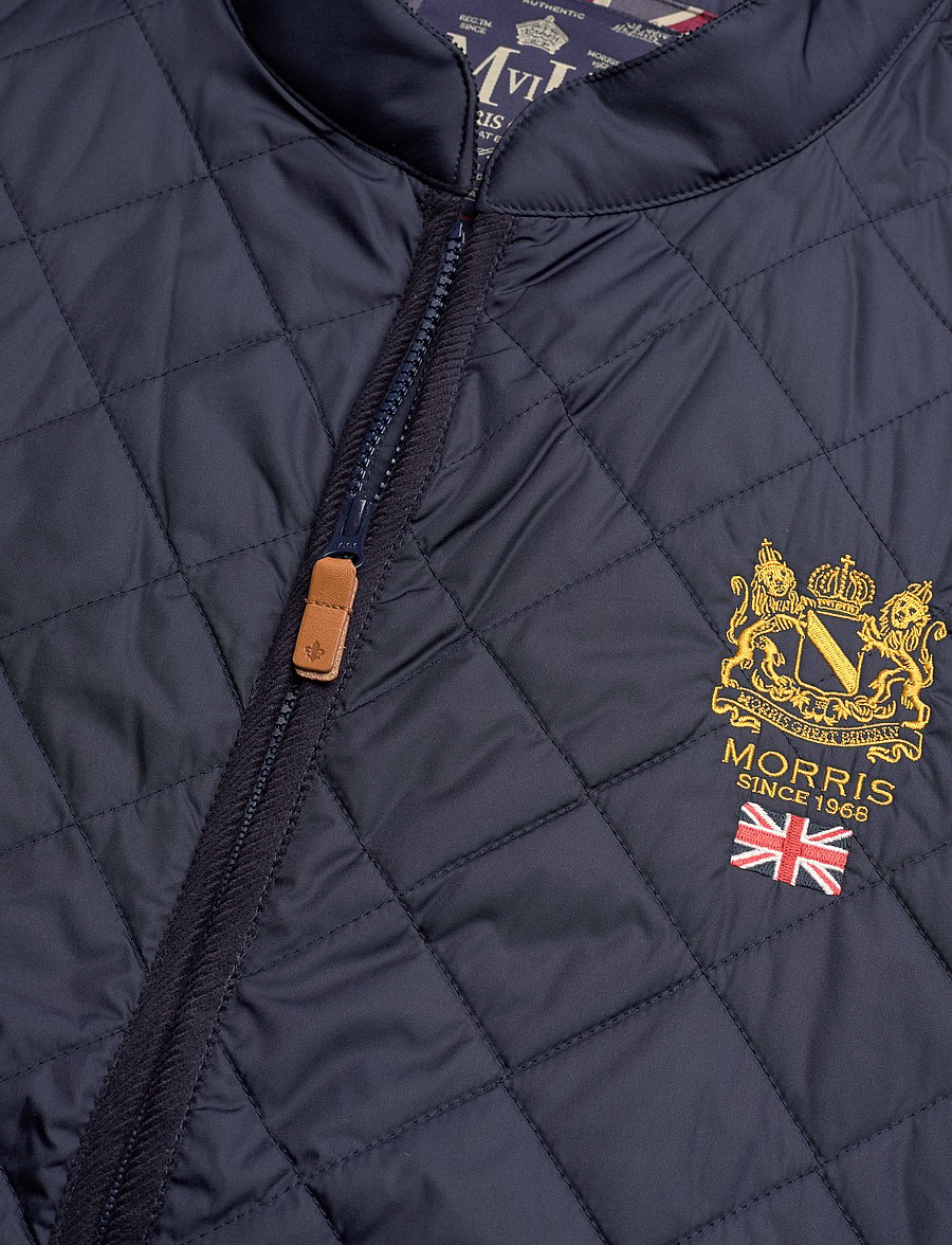 Morris - Trenton Quilted Jacket - herbstjacken - old blue - 2