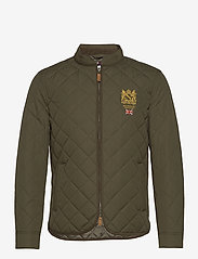 Morris - Trenton Quilted Jacket - spring jackets - olive - 0