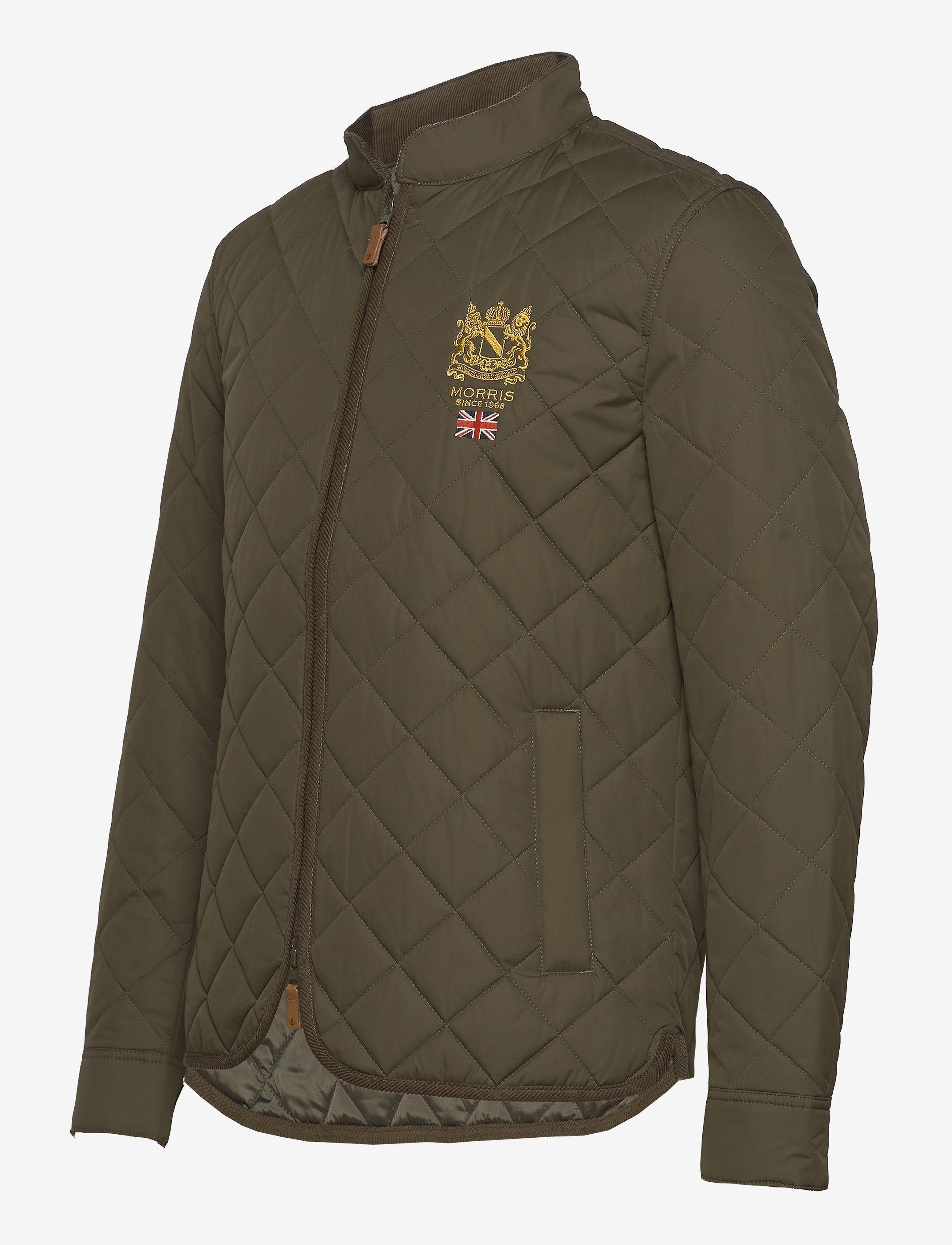 Morris - Trenton Quilted Jacket - jacken - olive - 2