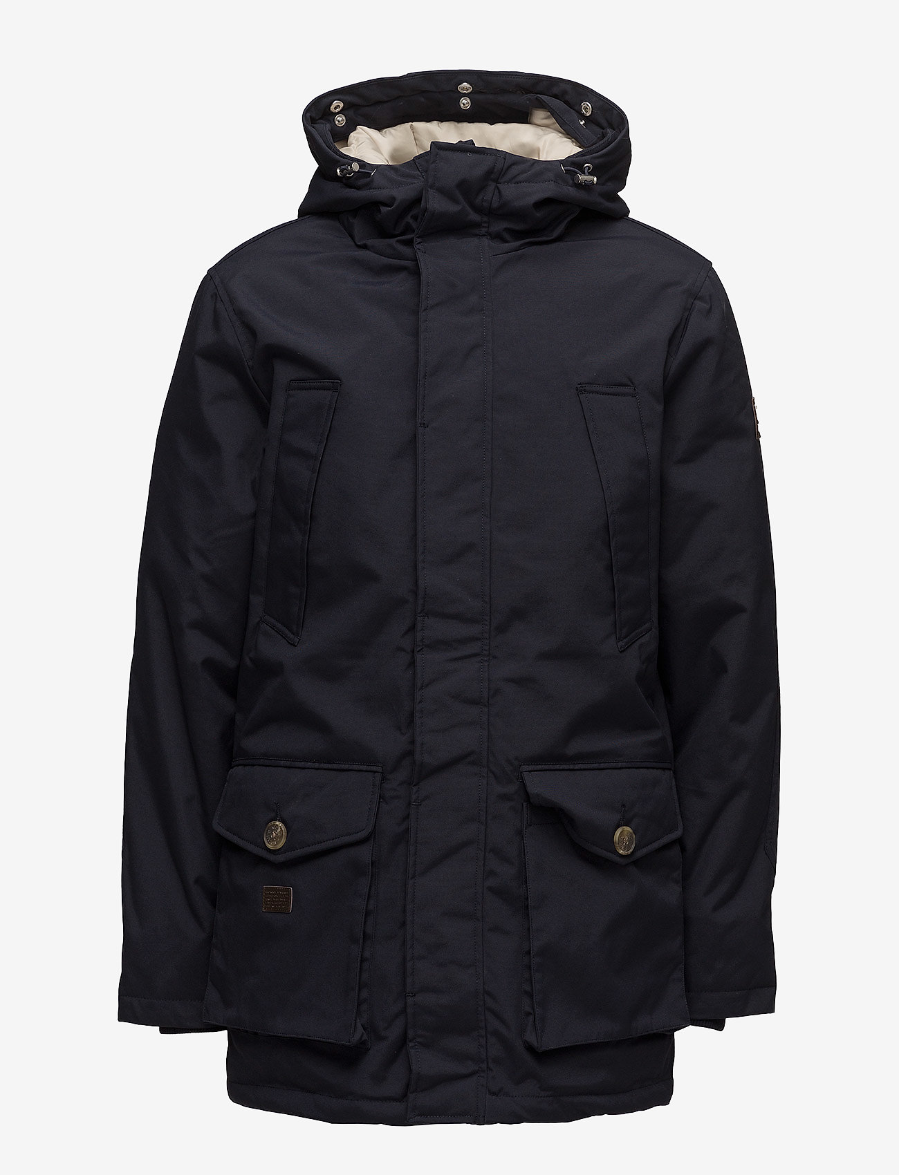 Morris - Wiltshire Parka Fake Fur - old blue - 2